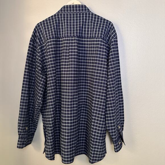Woolrich Elite Series Tactical 2XL shirt blue check plaid long sleeve - Picture 2 of 13